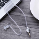 Anti-Radiation Headphones Air Tube Mono Stereo Headset Monaural 3.5mm Headp E4K8