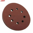 60 Pieces 8 Holes 5 Inch Sanding Discs Hook and Loop 60/100/180/240/320/400