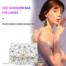 Geometric Shoulder Bag Women Small Leather Chain Ladies Messenger Handbag