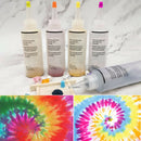 5 Colors Non Toxic Fabric Textile Tie Dye Kit Rubber Band Permanent Paint Craft