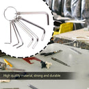 10 in 1 Hex Key Allen Wrench Set 1.5-10mm Metric Hand Tool Key Chain Wrench
