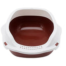 Large Size Cat Litter Box Semi-Closed Cat Sandbox Toilet for Pet Cat Traini