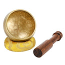 3.2 Inch Tibetan Singing Bowl Zen Meditation Yoga Meditation Bowl Wooden St