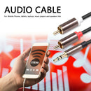 3.5mm Jack to 2 RCA AUX Audio Cable 1/8 Male to 2RCA Male Splitter (1m)