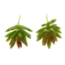 2pcs Artificial Foliage Succulent Plant Snowdrop Floral Home DIY Decor Green