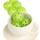 50pcs Green Golf Practice Balls Plastic Whiffle Airflow Hollow Sports Ball