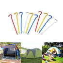 10pcs Question mark Nail Steel peg Tent Tarp parts peg 18 cm Aluminum Allo XHI