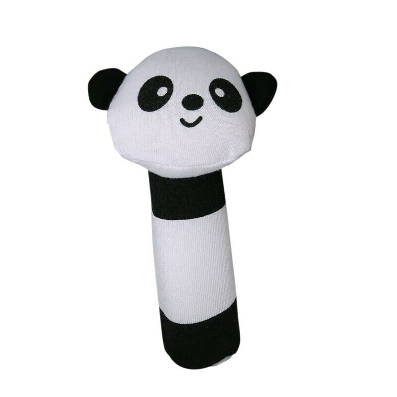 shape Panda Fabric squealing sound bar Baby play toys