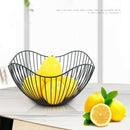 Metal Wire Fruit Container Bowls Stand for Modern Kitchen Countertop, Large