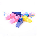 5Pcs/lot Plastic Whistle Lanyard Children Kids Party Bag Filler Toys MO