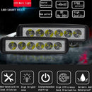 18W 800LM Bright Light Spot 6LED Work Bar Driving Fog Offroad Car Lamp F X7L6
