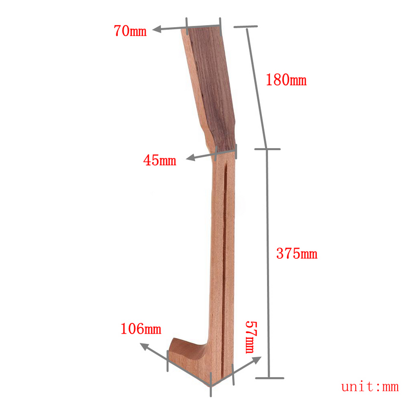 Acoustic Guitar Neck Mahogany+Rosewood 20 Frets Fretboard For  Guitar