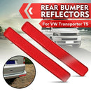 2Pcs Rear Bumper Reflector Tail Light Bars Brake Parking Warning For- /Volk