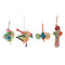 4 Pcs Colored Parrot Chewing Chew Toys Cage Hanging Swing Rope Random Color