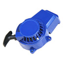 Blue Metal Recoil Pull Start Starter For 47/49cc Mini Pocket Dirt Bike ATV