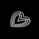 Lovely Heart Framed Metal Cutting Dies Stencil Scrapbook Paper Cards CraftJBTOCA