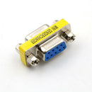 Serial RS-232 DB9 9 Pin Female to Female F/F Gender Changer Coupler Adapter TOCA