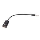 3.5mm Audio jack to Headphone Microphone Y Splitter Cable Converter Adaptor  OZ