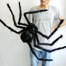 Giant Spider Halloween Decoration Haunted House Prop Indoor Outdoor Party Black