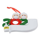 Christmas Decoration Personalized Family Pandemic Ornaments (2pcs 2 People)