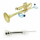 Set of 4 Trumpet Cleaning Kit Trumpet Mouthpiece Brush Valve Brush Flexible S5U8