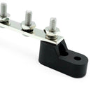 4x6mm 1/4in Studs Single Buss Bar Electrical Terminal Board 100A with Cover