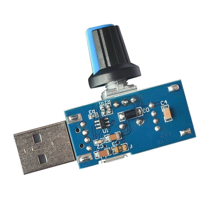 USB Fan  Controller Stepless Governor Control Regulator DC 4V-12V 5W