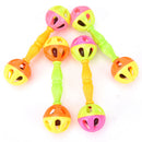 2Pcs Dumbells Rattles Bells Shaking Baby Early Development Educational Toys  JR