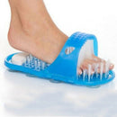 2pcs Bathroom Foot Masager Slippers with Brush Dead Skin Clean Scrubber