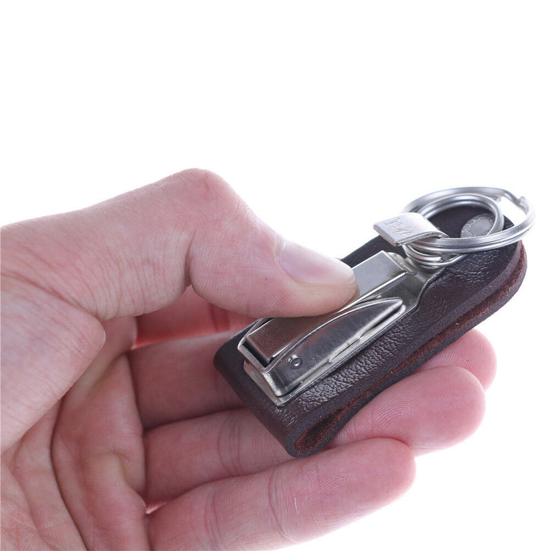 Hanging Keychain Key Ring Clip On Belt PU Leather Key Chain Key Holder  Z