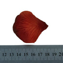 100pcs Roses petals artificial flowers for wedding Decoration - Gradual Red T5J7