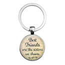 "Best Friends Are The Sisters We Choose"Friendship Creative Keychain for Fr