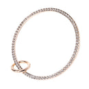 DIY Ring Design Metal Rhinestone Purse Handle for Bag Making Handle Replacement