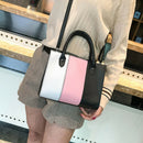 Women'S Handbag Casual Bag Messenger Bag Hit Color Leather Handbag Shoulder
