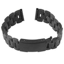 24mm Stainless Steel Watch Band Strap Straight End (Black) K1O4