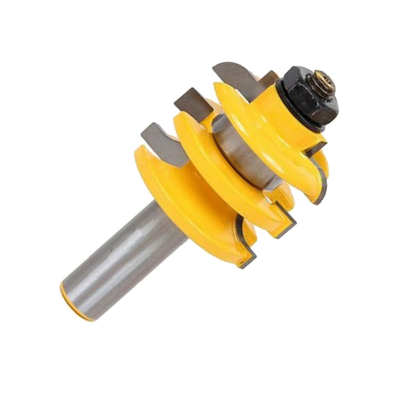 Wood Router Bit 3/8" Depth Rail and Stile Finger Joint Glue Tenon Bit