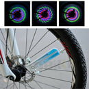 Cycling Bicycle Wheel 32 LED Bike Flash Spoke Light 32 Patterns Colorful
