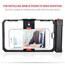 Dual Handle Handheld Video Cage Stabilizer Kit Support Recording Grip Rig