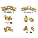 6Pcs 14th RC Car Truck Parts Set Rear Hub Carriers Fits WLtoys 1:14 144001