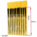10Pcs Diamond Needle File Set 5.5 Inch Total Length Diamond File for Guitar