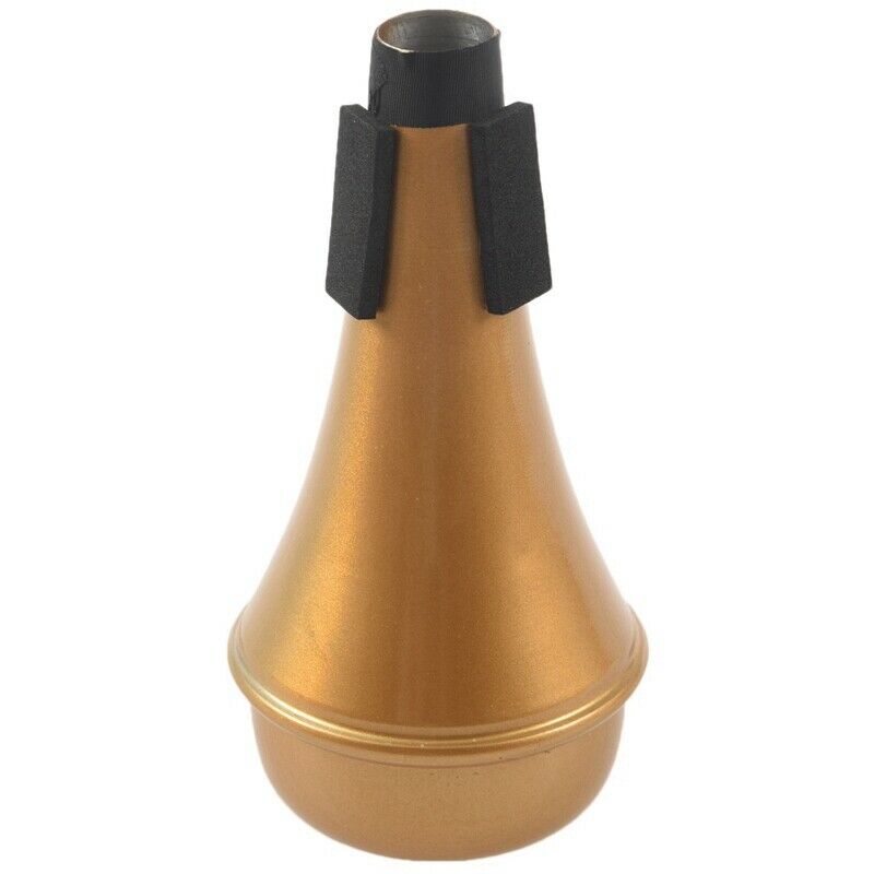 Trumpet Straight Mute, Aluminum Alloy Golden Color