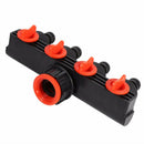 Gardening Household Pipe Plastic Four-Way Valve Splitter Irrigation Hose Co D3F3