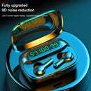 Bluetooth Headset Earpiece Earbuds HiFi Stereo Headphone Charging Mic Box C5C3