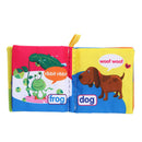 Soft Cloth Book Baby Kids Early Educational Cartoon Book Toys (Animal)
