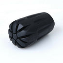 Set Of 8 Hiking Stick Tips Anti-slip Walking Pole Cap End Protector Black