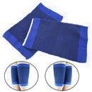 1PC blue thigh guard muscle strain protector muslo pads support fitness sport JR