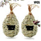 Hanging Bird House Natural Fiber Finch Bird Nest Hut Outdoor Cage