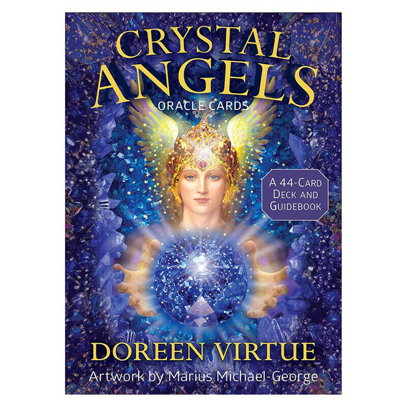 Crystal Angel Oracle Cards Durable Fashionable Tarot Cards Beautiful Paintin Cy