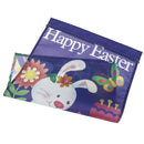 Morigins happy easter bunny colorful eggs double-sided spring garden flag de OZ