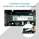 SFF-8639 U2 to M.2 M Key NVME SSD Adapter for 2230 2242 2260 2280 M2 SSD